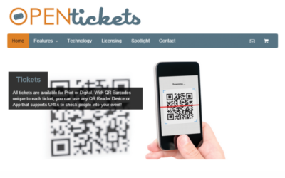 Screenshot of OpenTickets.com, top Ticketing Platform plugin built on WordPress and WooCommerce!